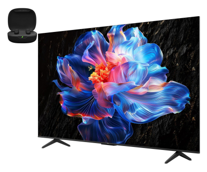 Telewizor 75" TCL 75V6C 75" LED 4K Google TV  + Vibe Flex 2 Czarne